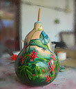 Painting on Gourd